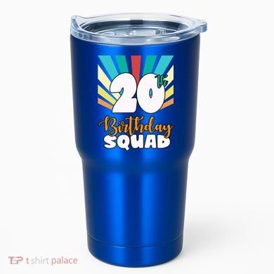 20th Birthday Squad 20 Years Old Tumbler