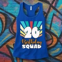 20th Birthday Squad 20 Years Old Women's Tank Top thumb 3