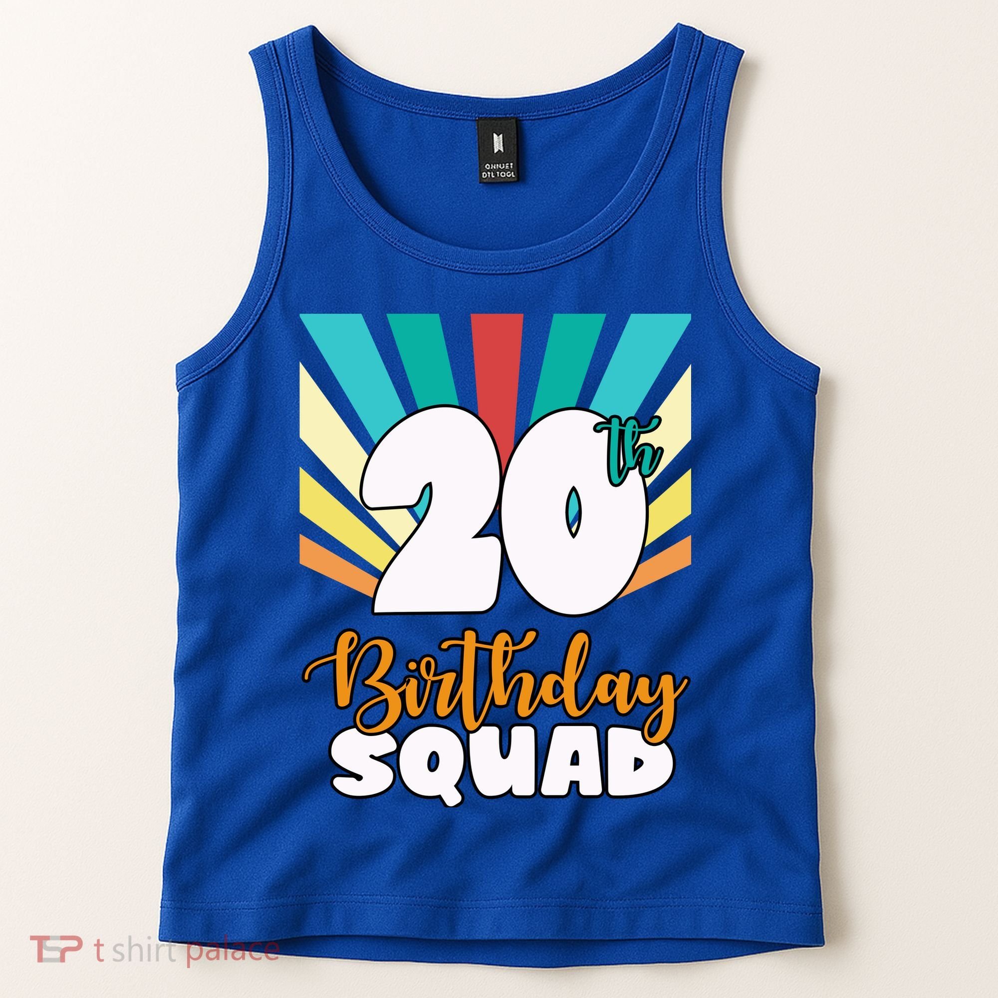 20th Birthday Squad 20 Years Old Tank Top