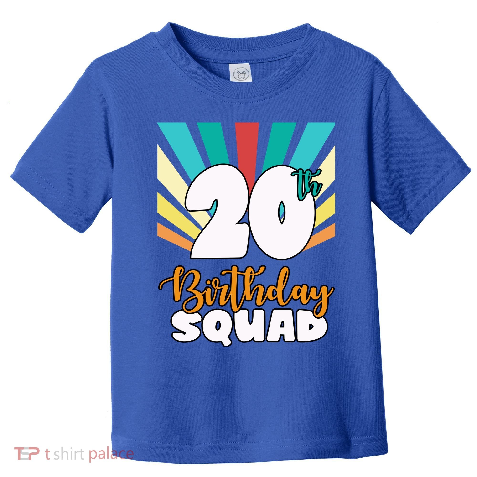 20th Birthday Squad 20 Years Old Toddler T-Shirt