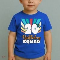 20th Birthday Squad 20 Years Old Toddler T-Shirt thumb 2