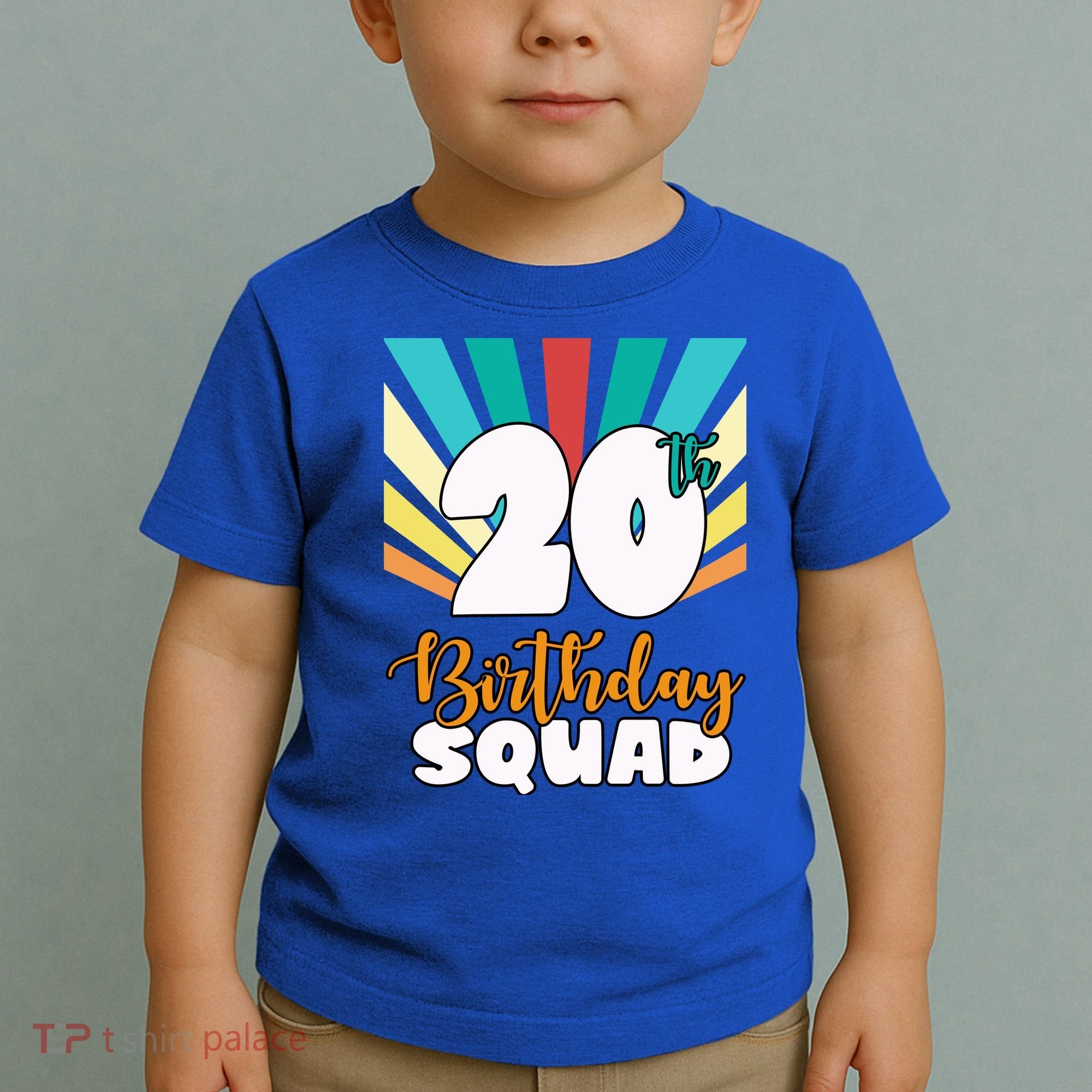 20th Birthday Squad 20 Years Old Toddler T-Shirt