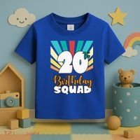20th Birthday Squad 20 Years Old Toddler T-Shirt thumb 3