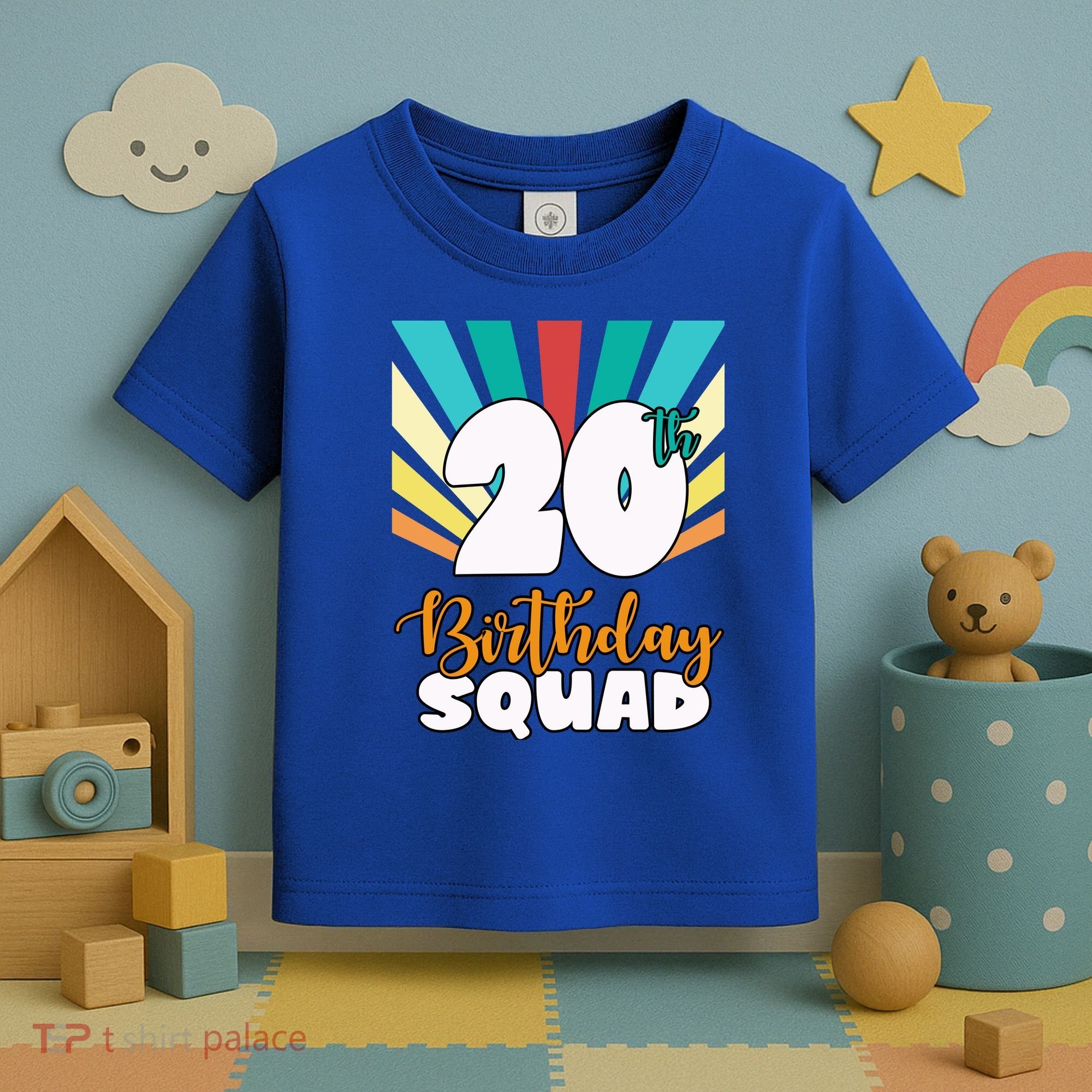 20th Birthday Squad 20 Years Old Toddler T-Shirt