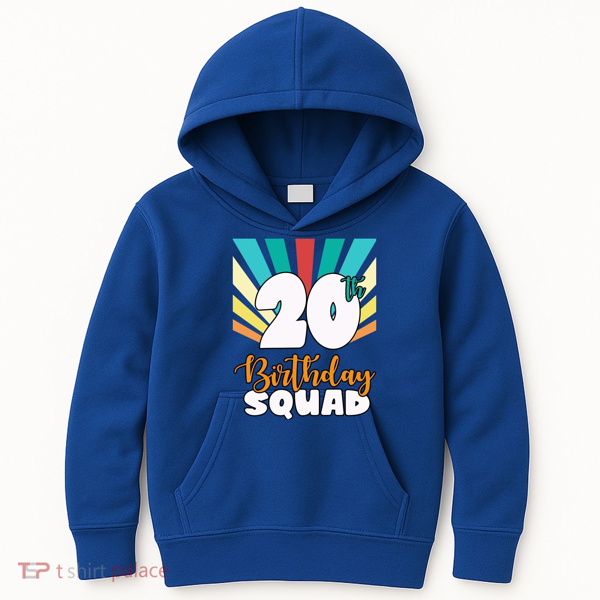 20th Birthday Squad 20 Years Old Kids Hoodie