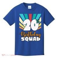 20th Birthday Squad 20 Years Old Kids T-Shirt thumb 0