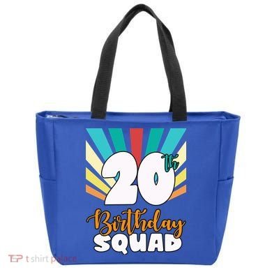 20th Birthday Squad 20 Years Old Tote Bag