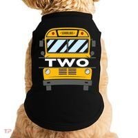 2nd Birthday School Bus theme party Doggie Tank thumb 0