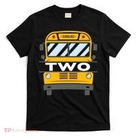 2nd Birthday School Bus theme party T-Shirt thumb 0