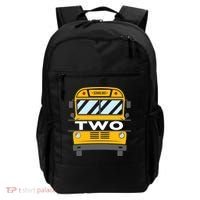 2nd Birthday School Bus theme party Backpack thumb 0