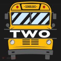 2nd Birthday School Bus theme party Pajama Set thumb 2