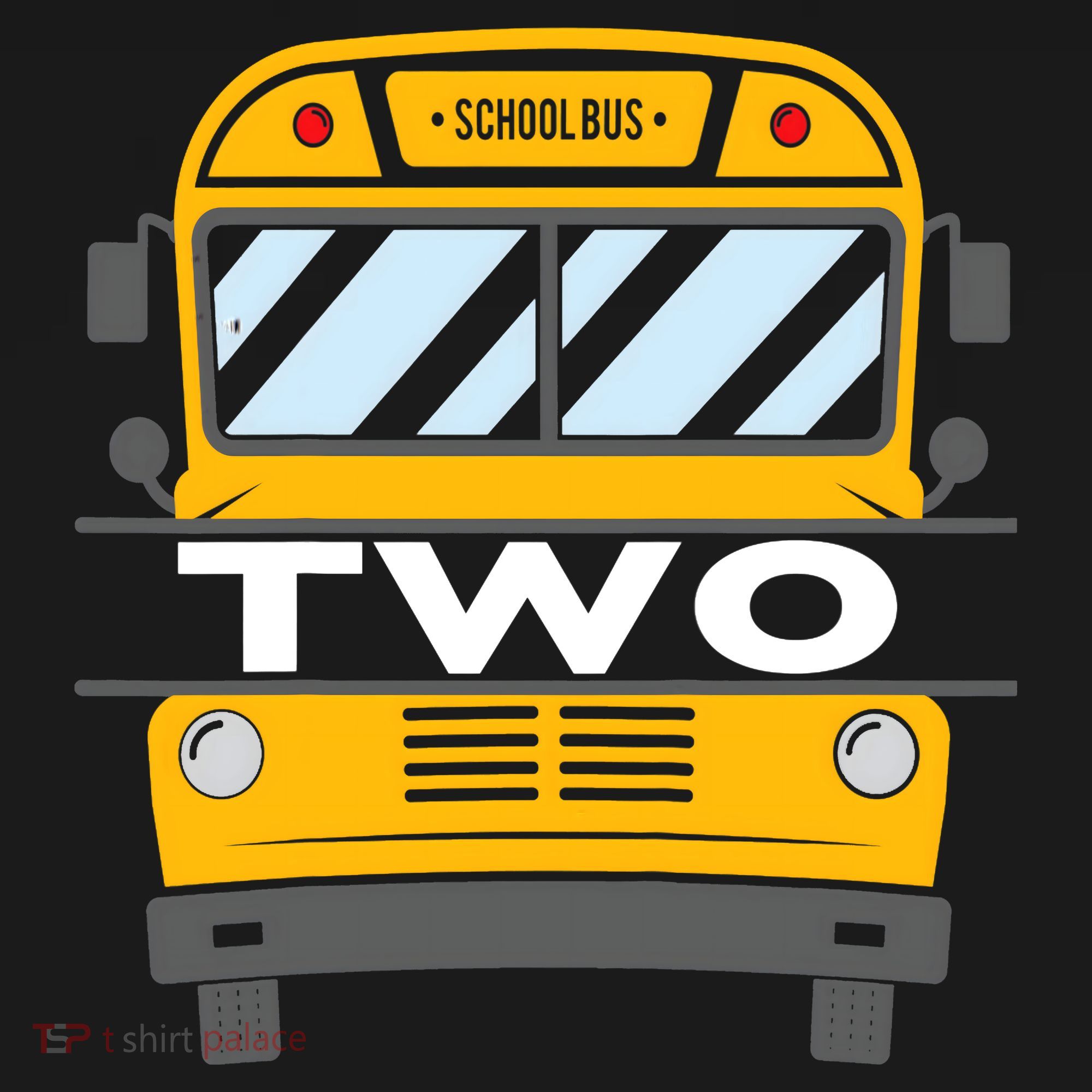 2nd Birthday School Bus theme party Pajama Set
