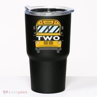 2nd Birthday School Bus theme party Tumbler thumb 0