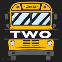2nd Birthday School Bus theme party Hat thumb 2