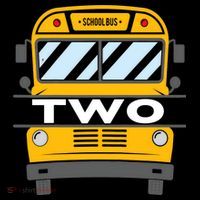 2nd Birthday School Bus theme party Visor thumb 3