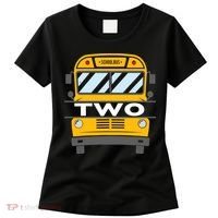 2nd Birthday School Bus theme party Women's T-Shirt thumb 0