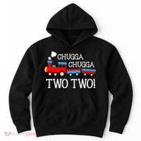 2nd Birthday Train Chugga Chugga Two Two Hoodie thumb 0