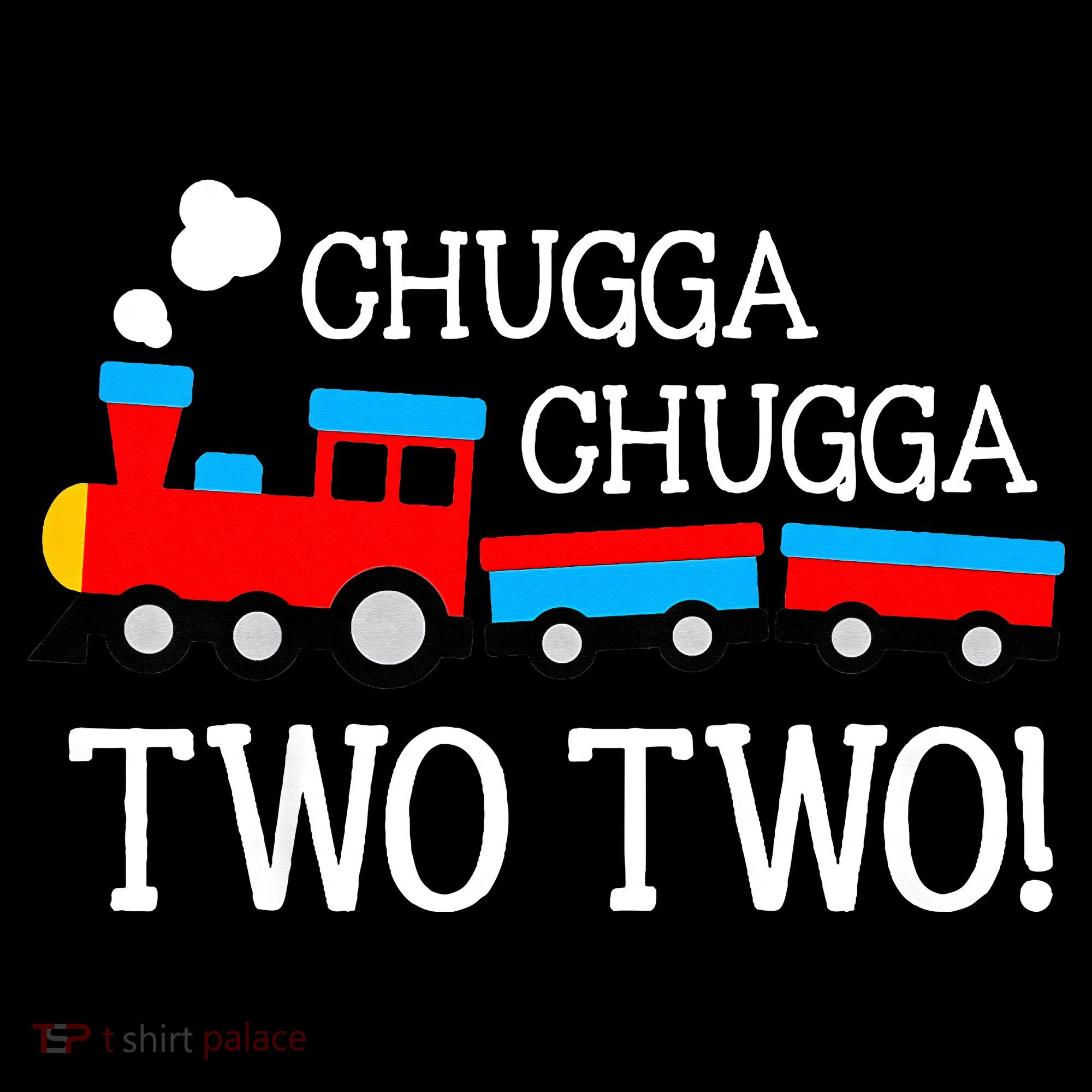 2nd Birthday Train Chugga Chugga Two Two Hoodie