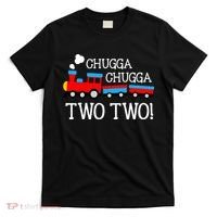 2nd Birthday Train Chugga Chugga Two Two T-Shirt thumb 0
