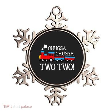 2nd Birthday Train Chugga Chugga Two Two Ornament