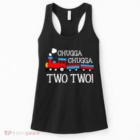 2nd Birthday Train Chugga Chugga Two Two Women's Tank Top thumb 0