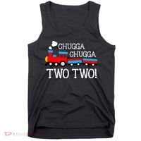 2nd Birthday Train Chugga Chugga Two Two Tank Top thumb 0
