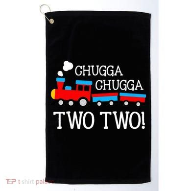 2nd Birthday Train Chugga Chugga Two Two Golf Towel