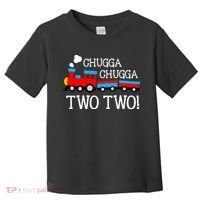 2nd Birthday Train Chugga Chugga Two Two Toddler T-Shirt thumb 0