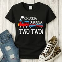 2nd Birthday Train Chugga Chugga Two Two Women's T-Shirt thumb 3