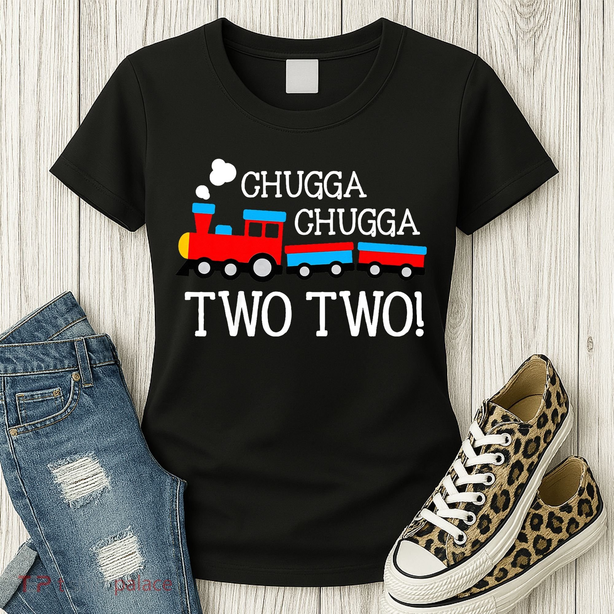 2nd Birthday Train Chugga Chugga Two Two Women's T-Shirt