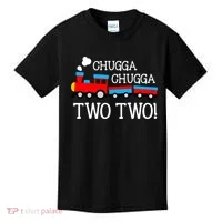 2nd Birthday Train Chugga Chugga Two Two Kids T-Shirt thumb 0