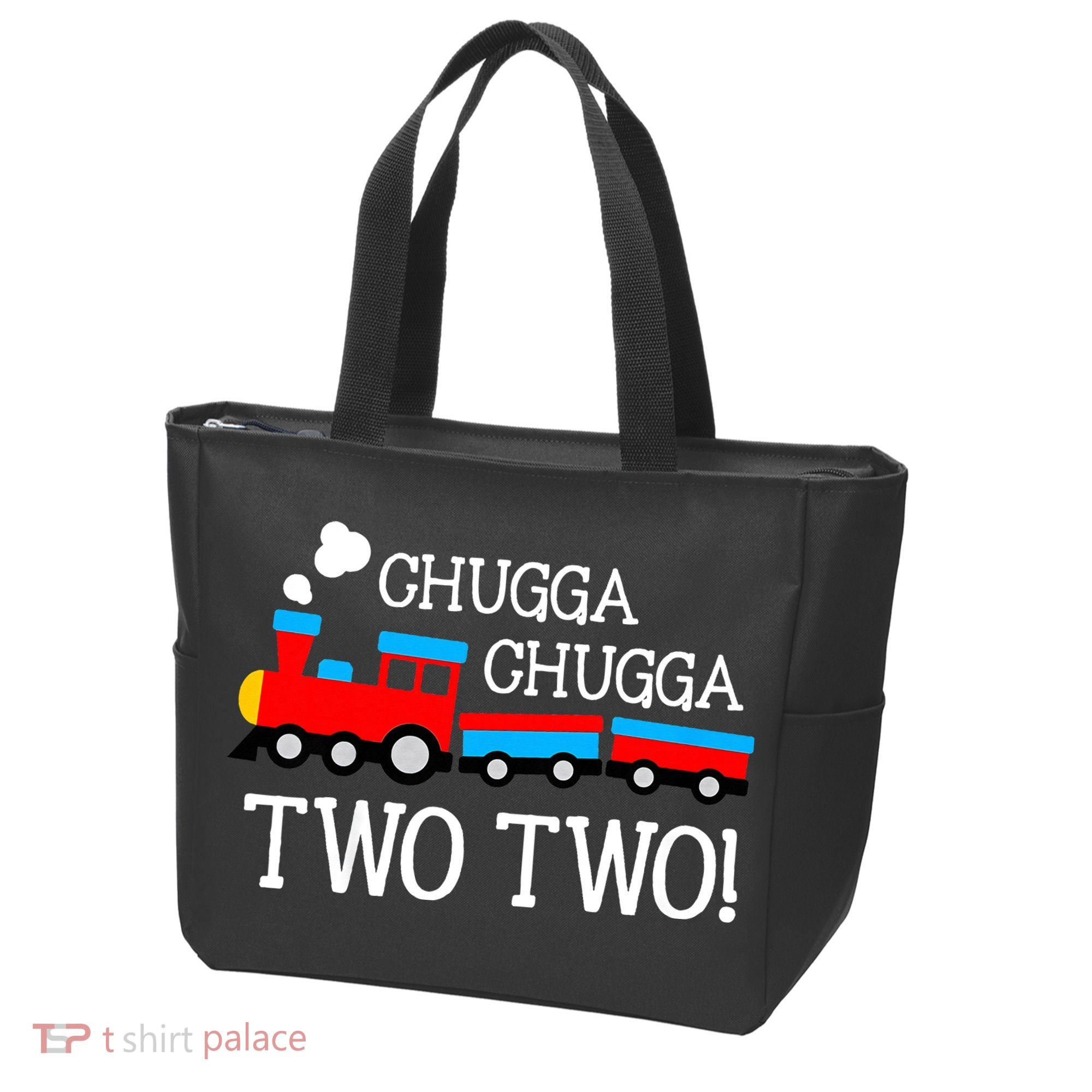 2nd Birthday Train Chugga Chugga Two Two Tote Bag
