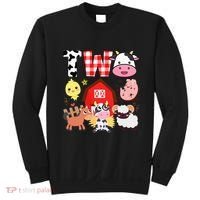 2nd Birthday Two Year Old Farm Theme Animals Birthday Party Sweatshirt thumb 0