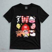 2nd Birthday Two Year Old Farm Theme Animals Birthday Party T-Shirt thumb 5