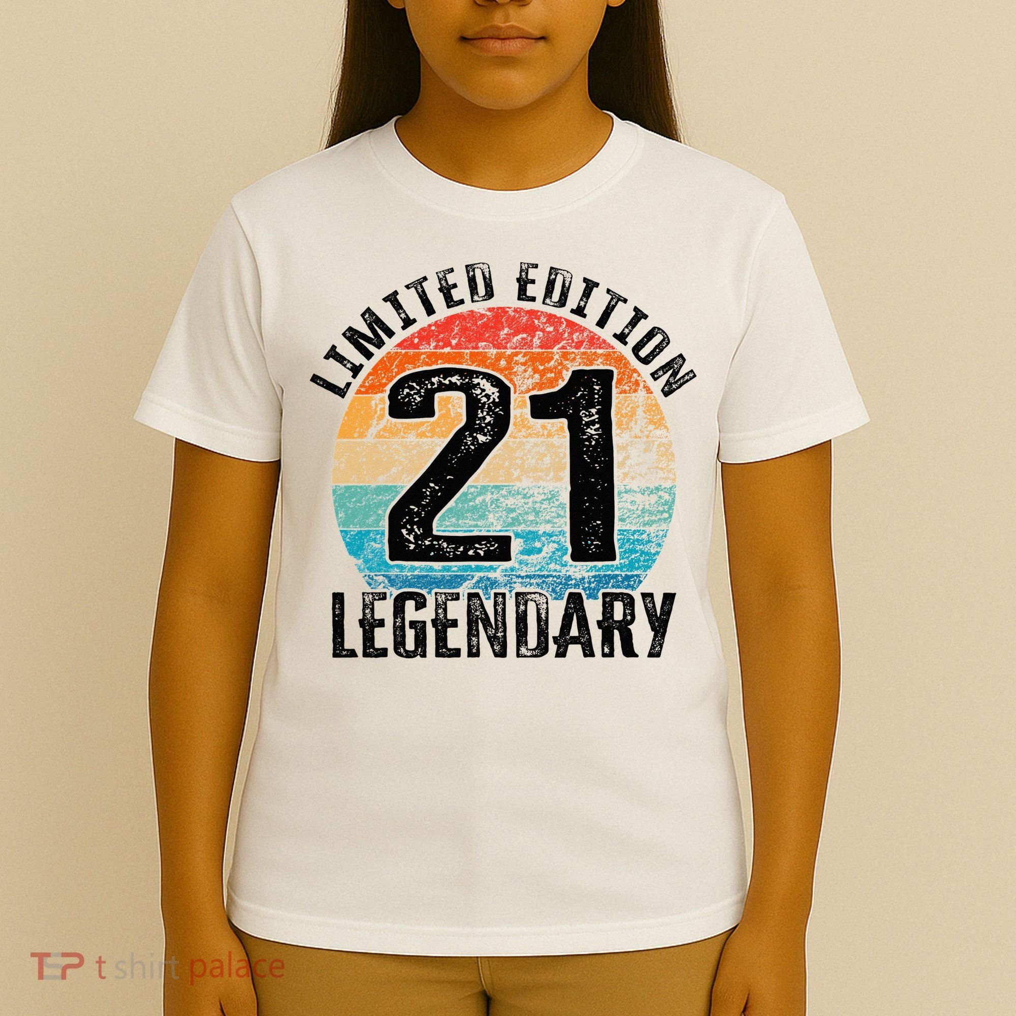 21st Birthday Vintage Legendary Bday Limited Edition T-Shirt