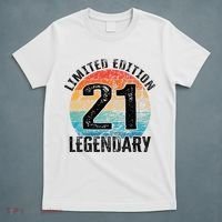 21st Birthday Vintage Legendary Bday Limited Edition T-Shirt thumb 5