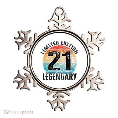 21st Birthday Vintage Legendary Bday Limited Edition Ornament