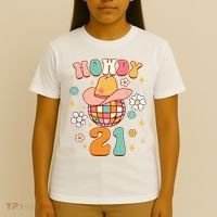 21st Birthday Western Life Howdy 21 Wild West Country Life T-Shirt thumb 4