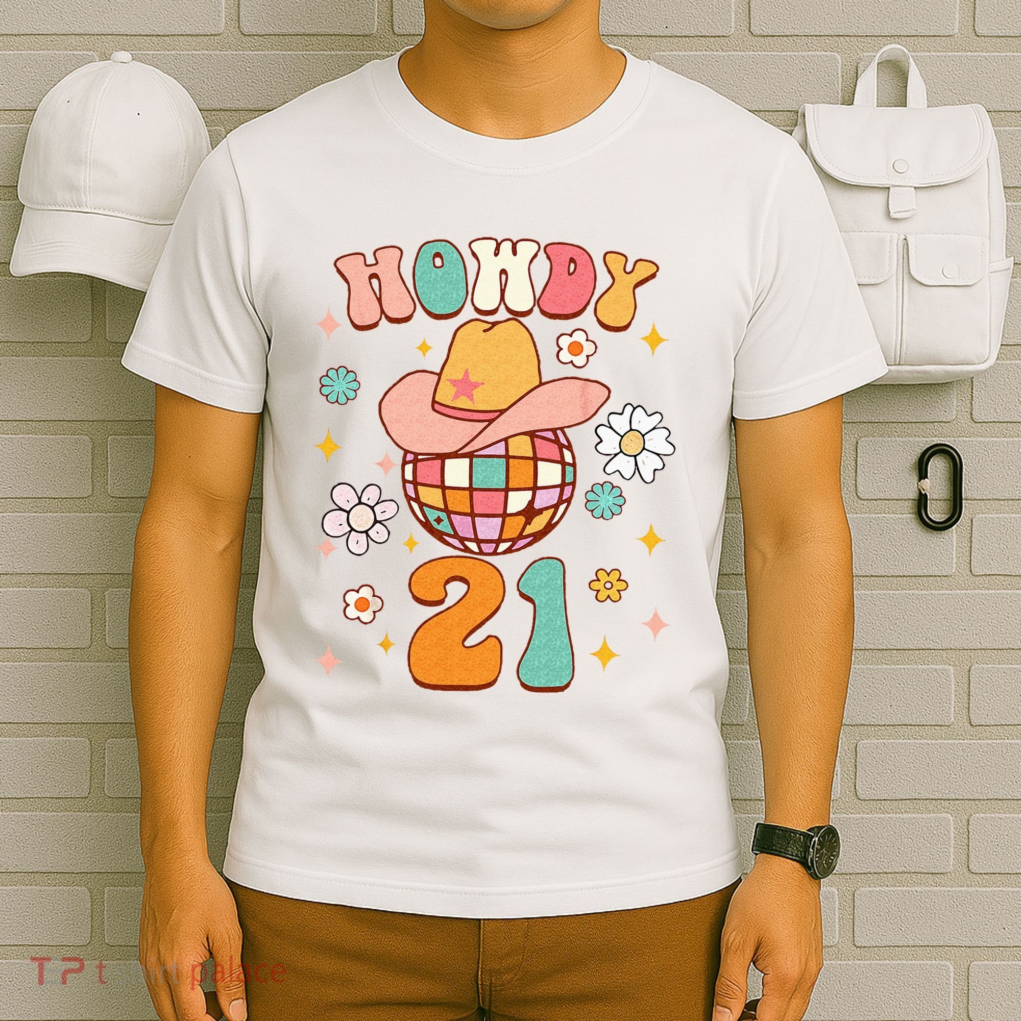 21st Birthday Western Life Howdy 21 Wild West Country Life T-Shirt