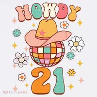 21st Birthday Western Life Howdy 21 Wild West Country Life Women's Tank Top thumb 5