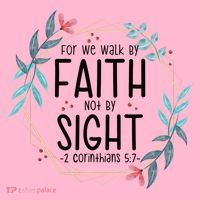 2 Corinthians 5:7 For We Walk By Faith Not By Sight Coaster thumb 2