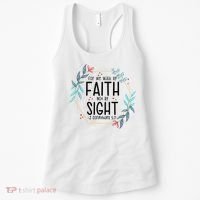 2 Corinthians 5:7 For We Walk By Faith Not By Sight Women's Tank Top thumb 0