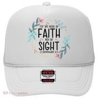 2 Corinthians 5:7 For We Walk By Faith Not By Sight Hat thumb 0