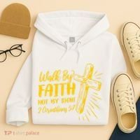2 Corinthians 5:7 For We Walk By Faith Not By Sight Hoodie thumb 4