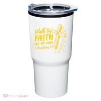 2 Corinthians 5:7 For We Walk By Faith Not By Sight Tumbler thumb 0