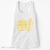 2 Corinthians 5:7 For We Walk By Faith Not By Sight Women's Tank Top thumb 0