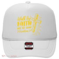 2 Corinthians 5:7 For We Walk By Faith Not By Sight Hat thumb 0