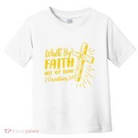 2 Corinthians 5:7 For We Walk By Faith Not By Sight Toddler T-Shirt thumb 0