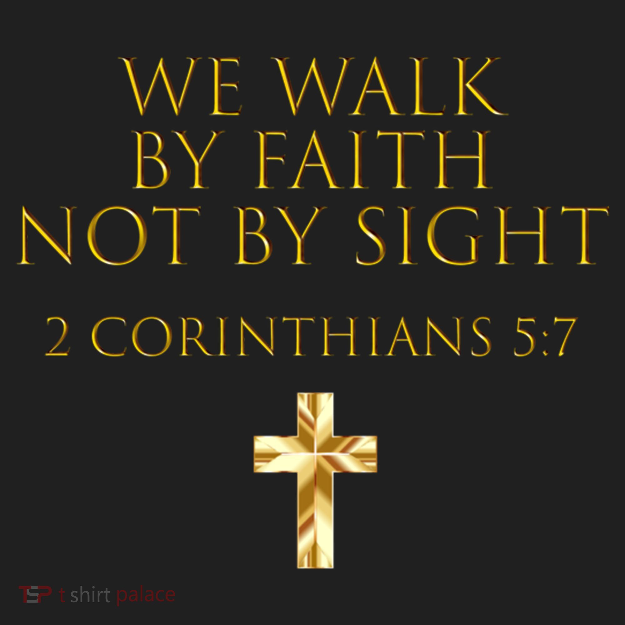 2 Corinthians 5:7 Bible Verse We Walk By Faith Not By Sight Gift Beanie