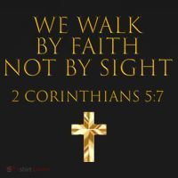 2 Corinthians 5:7 Bible Verse We Walk By Faith Not By Sight Gift Ornament thumb 1